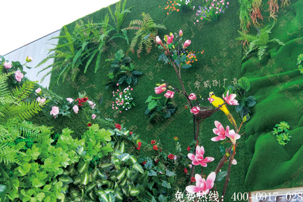 成都绿植装饰墙制作